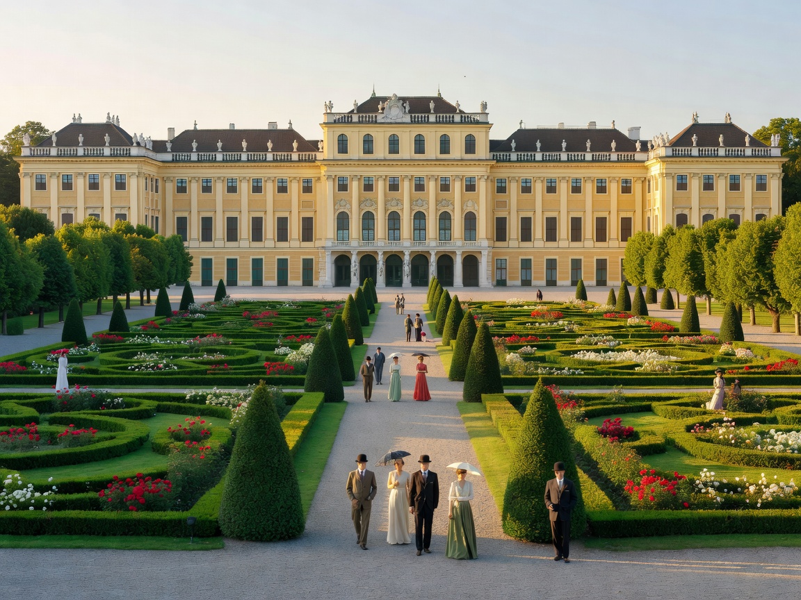 Vienna Austria imperial architecture and grand street